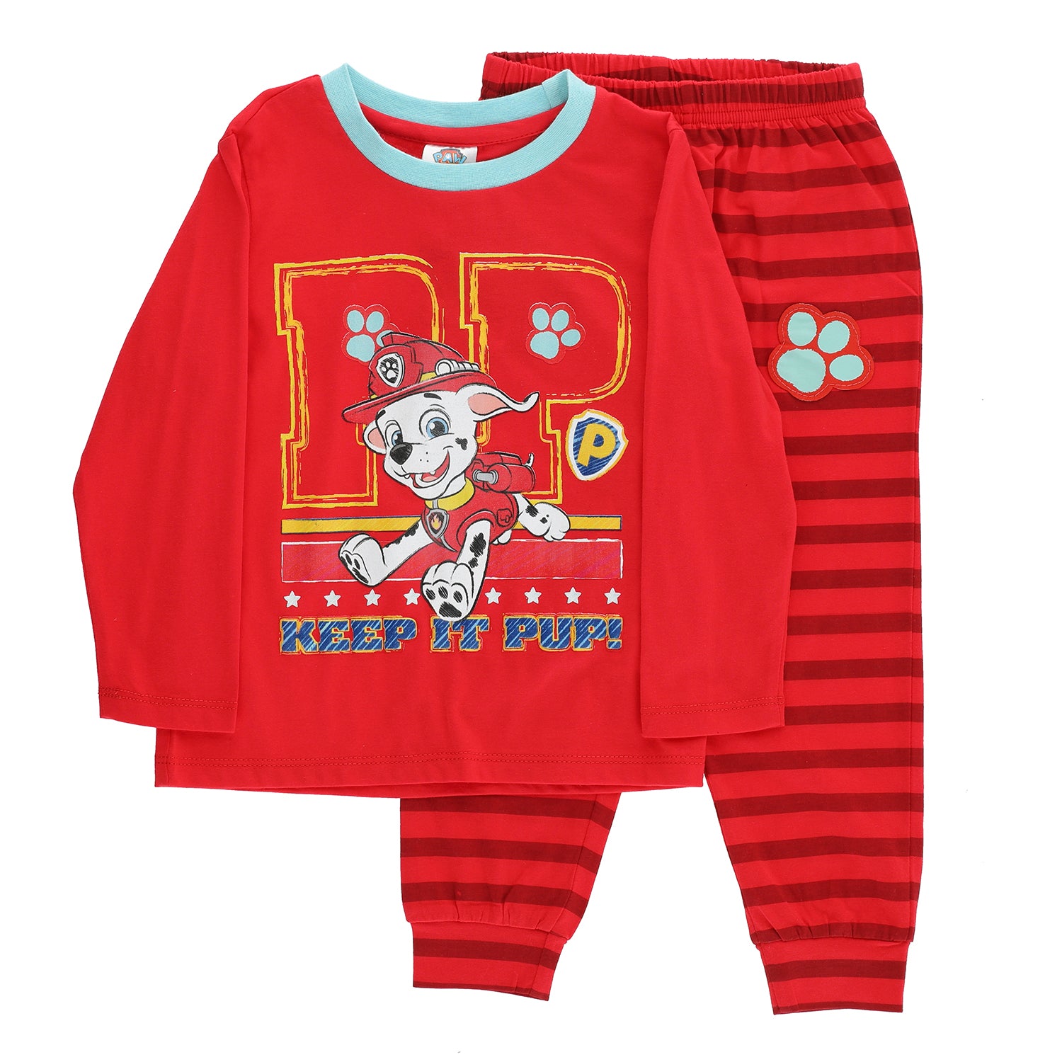 Pijama Niño Marshall Keep It Pup Rojo Paw Patrol