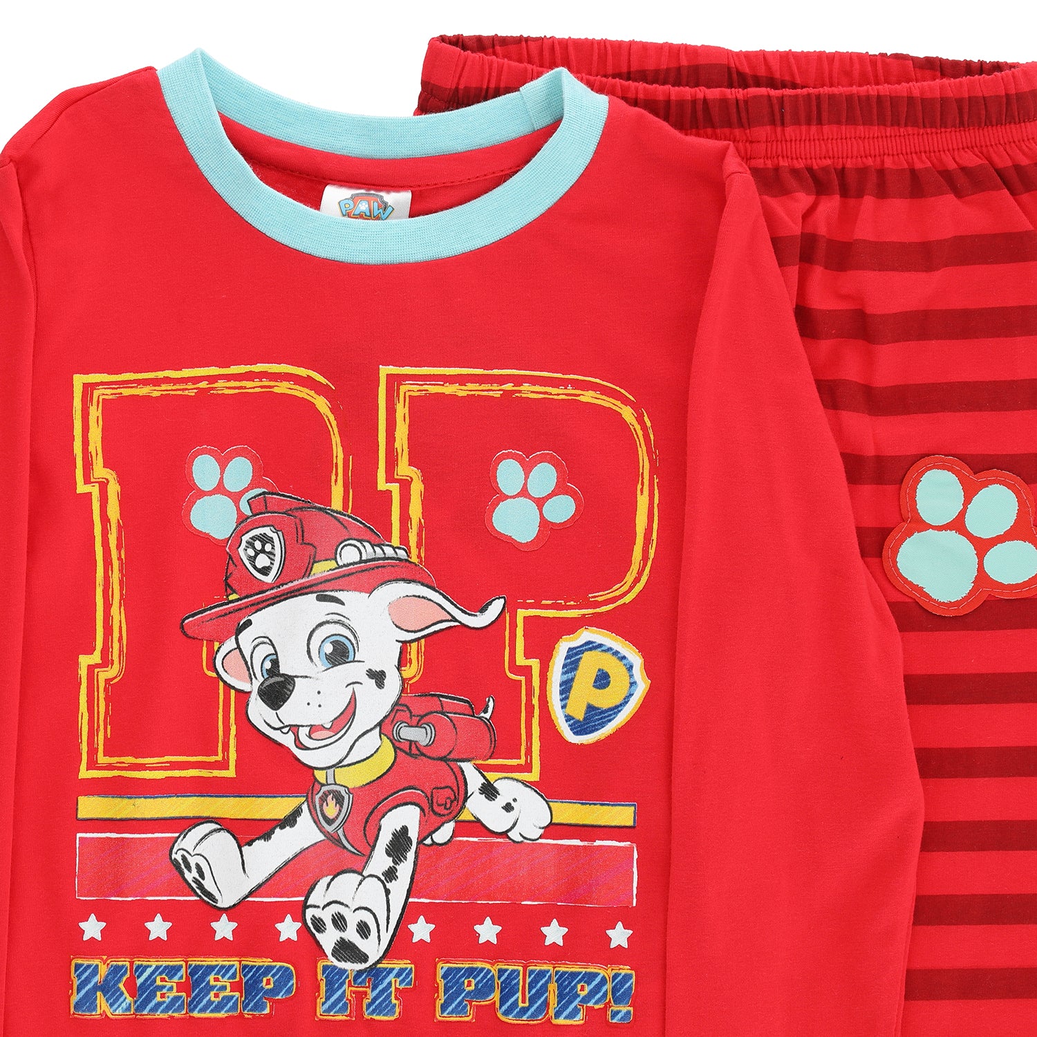 Pijama Niño Marshall Keep It Pup Rojo Paw Patrol