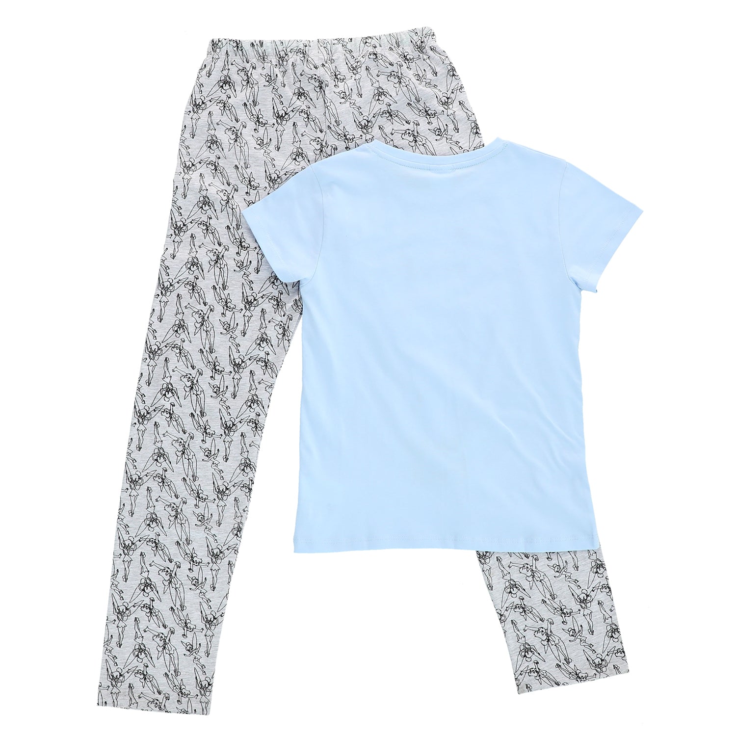 Pijama Niña Tinkerbell Decidida Azul Disney