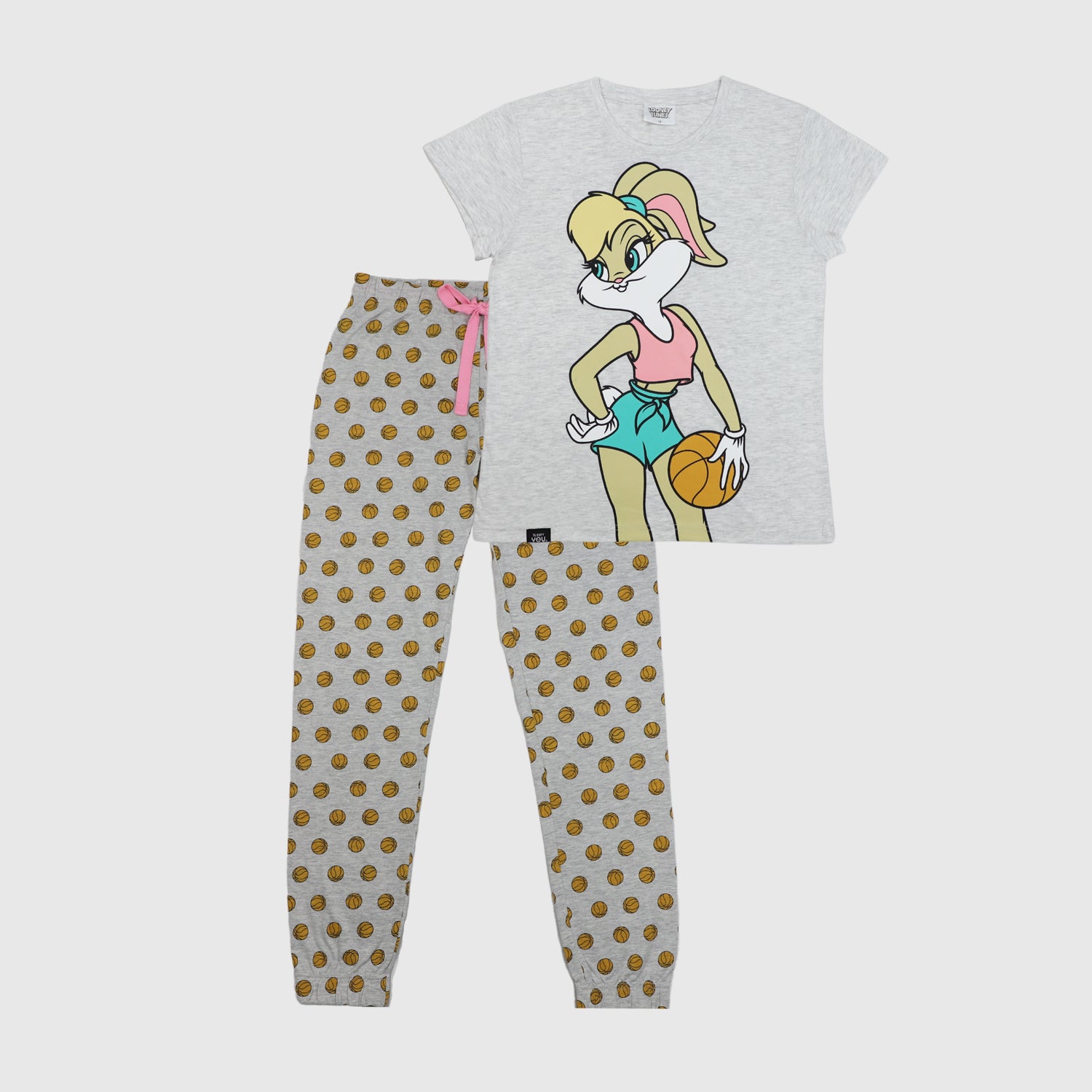 Pijama Niña Basketball Blanco Looney Tunes