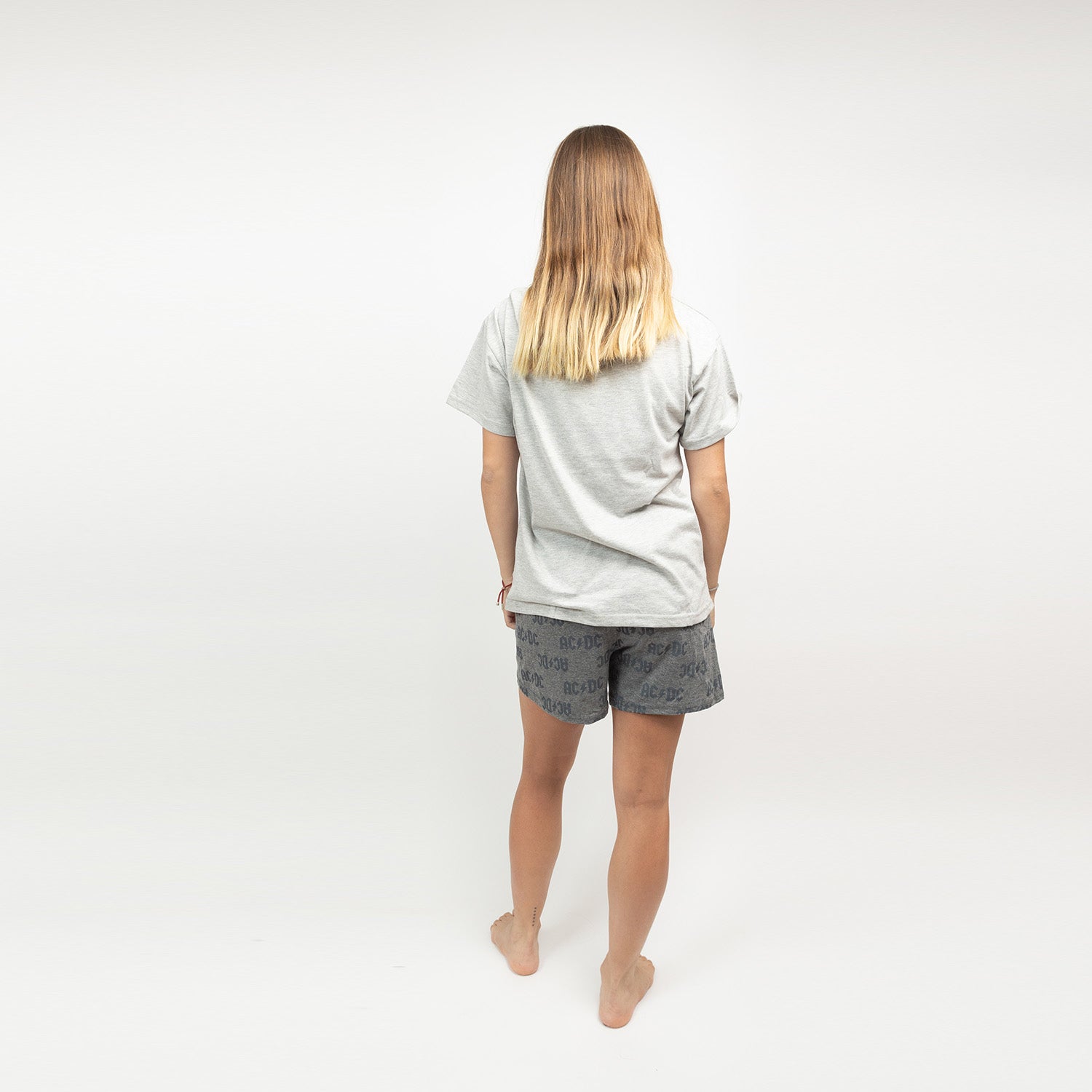 Pijama Mujer Print Gris AC/DC
