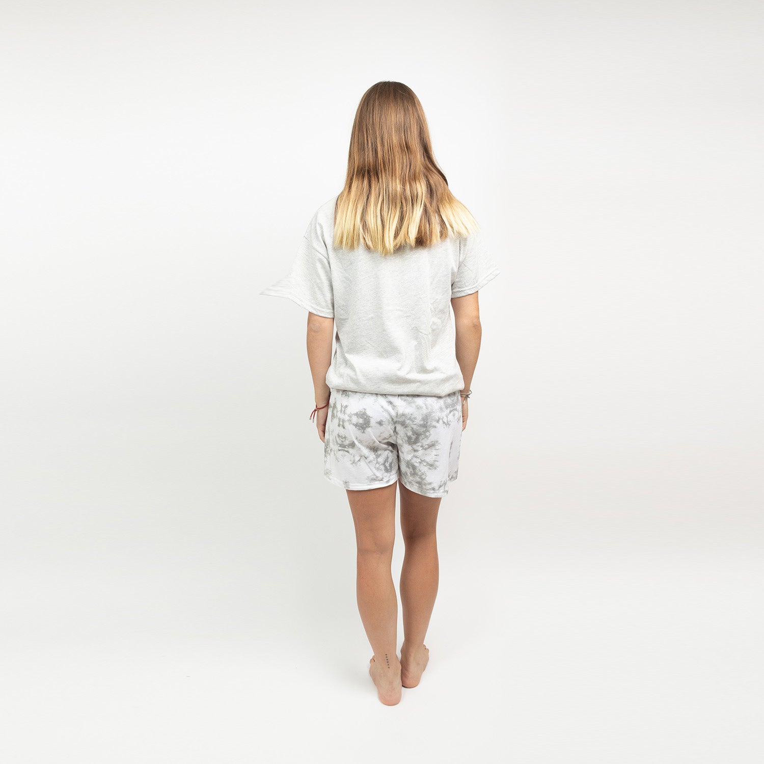 Pijama Mujer Tye Dye Gris Pink Floyd