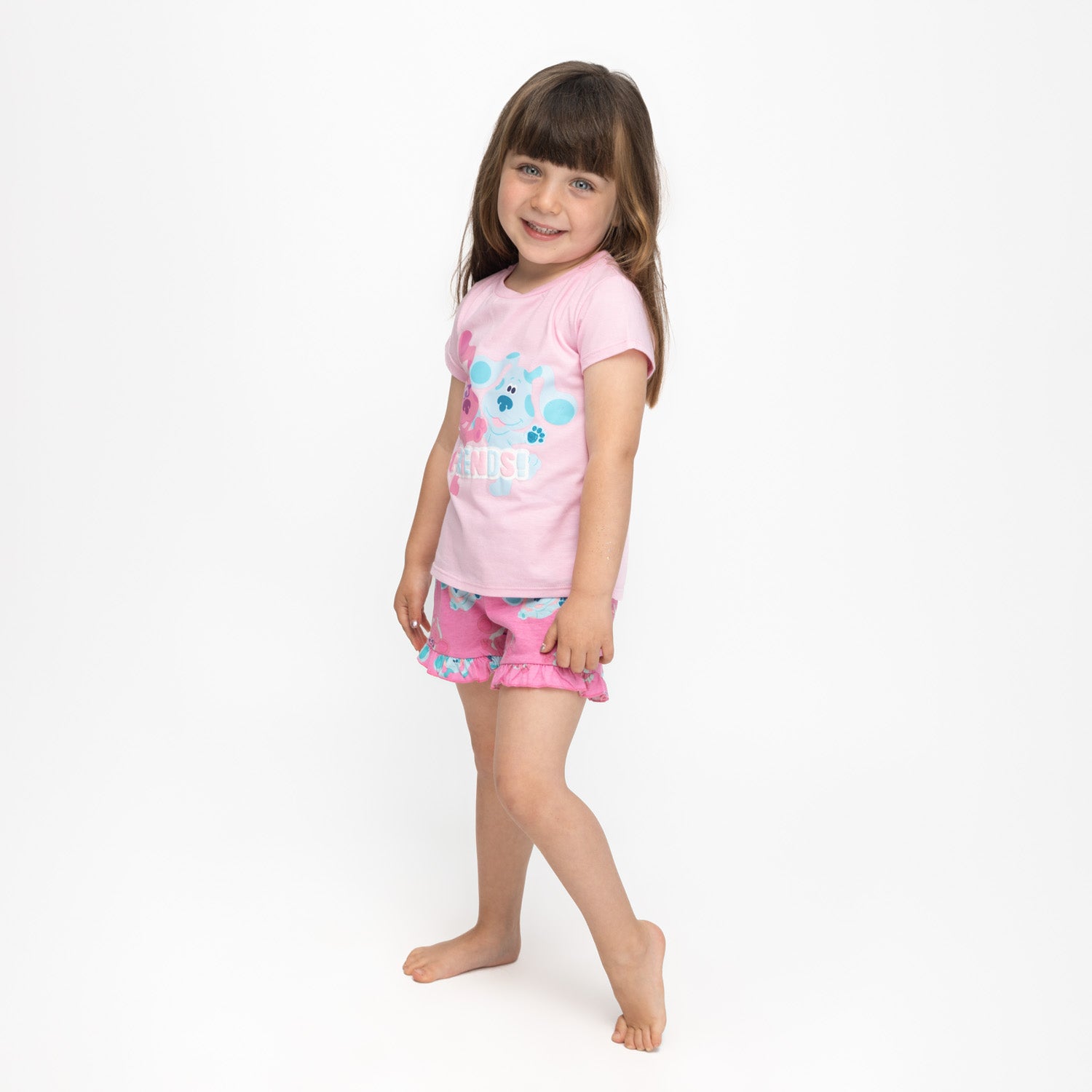 Pijama Niña Friends Rosado Las Pistas de Blue