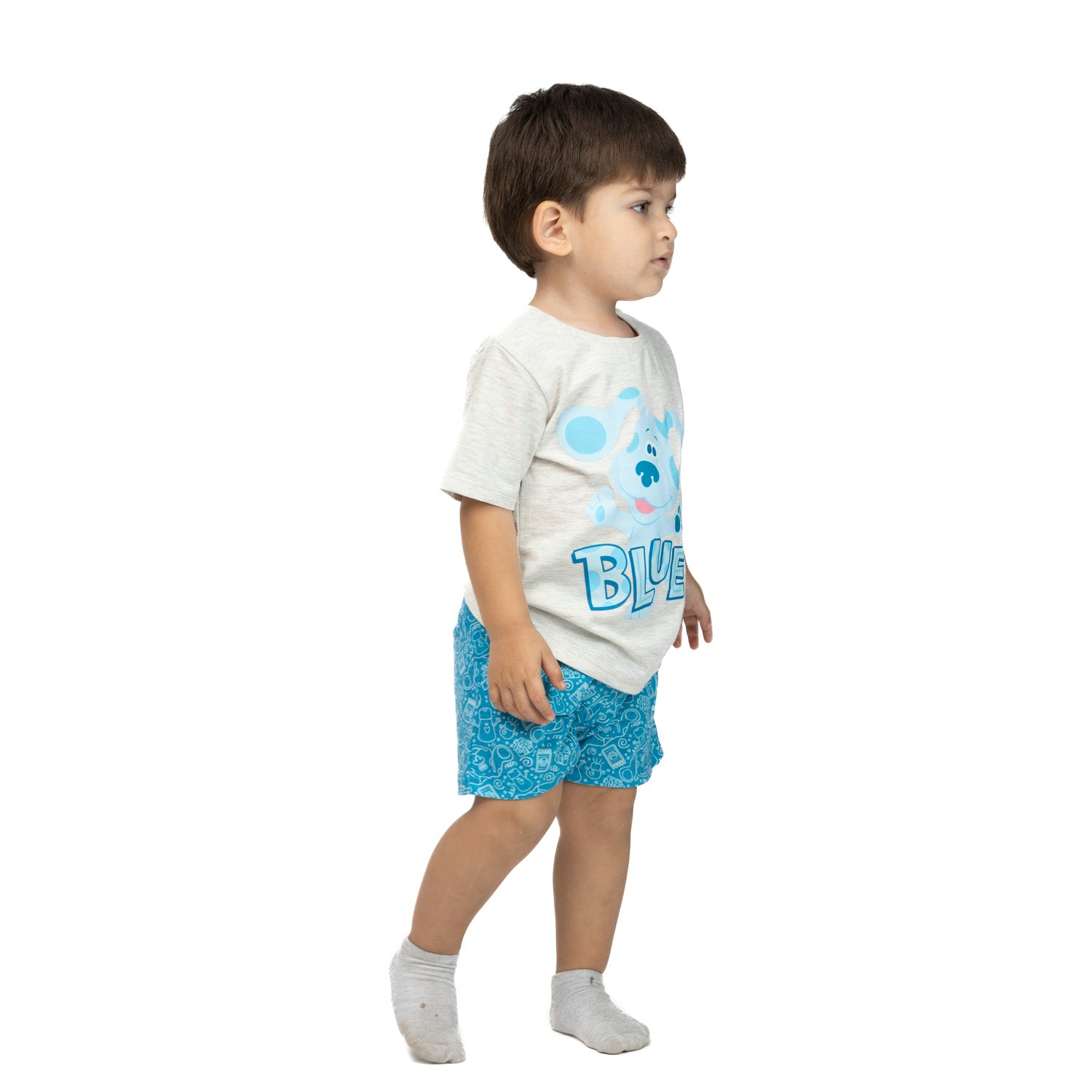 Pijama Niño Blue Azul Las Pistas de Blue