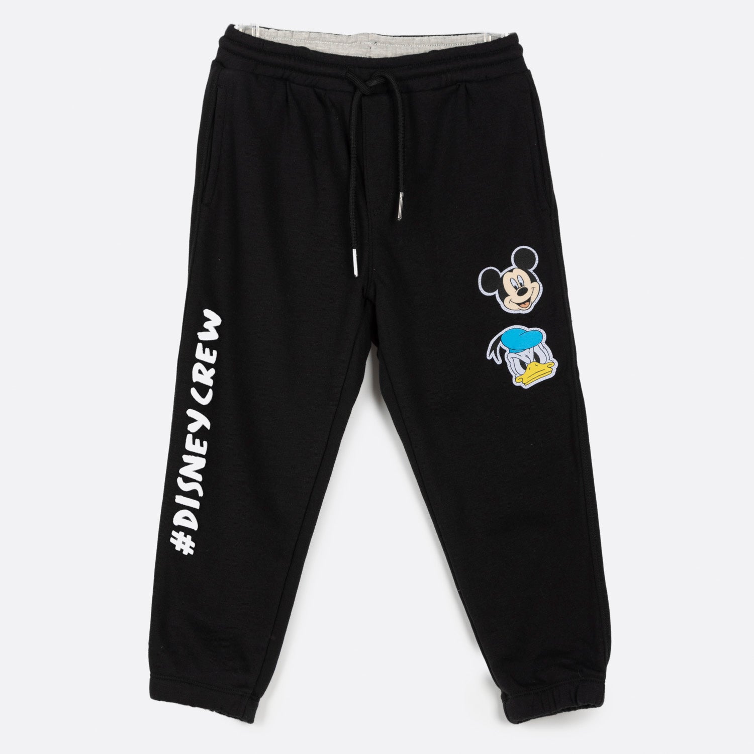 Pantalon de Buzo Niño Mickey y Donald Negro Disney