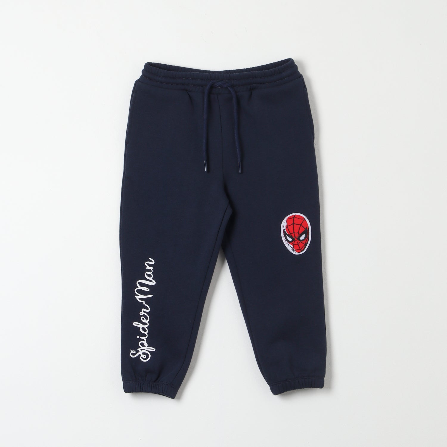 Pantalon De Buzo Niño Spiderman Logo Azul Marvel