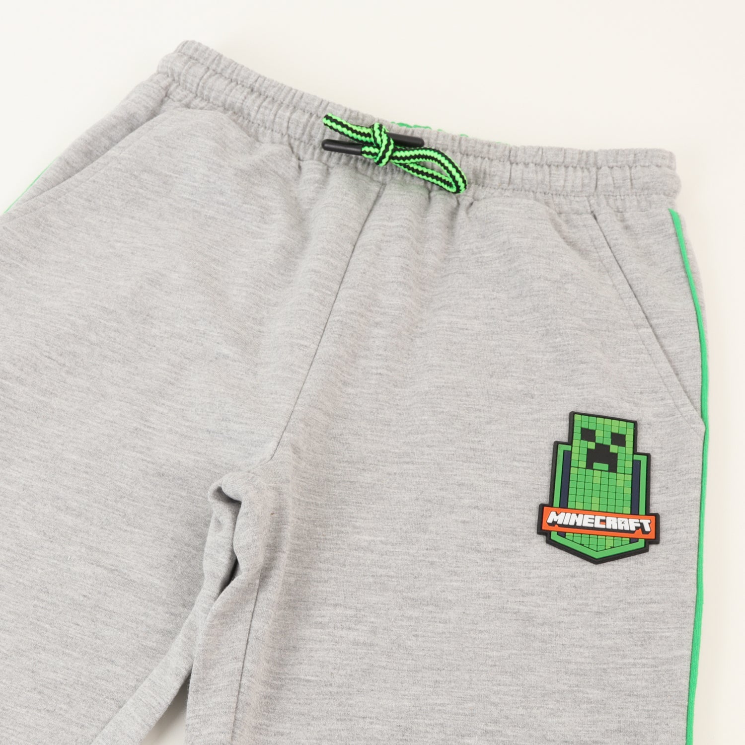 Pantalon De Buzo Niño Escudo Gris Minecraft