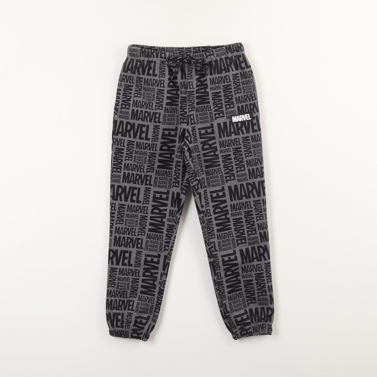 Pantalon De Buzo Niño Spiderman Full Logo Gris Marvel