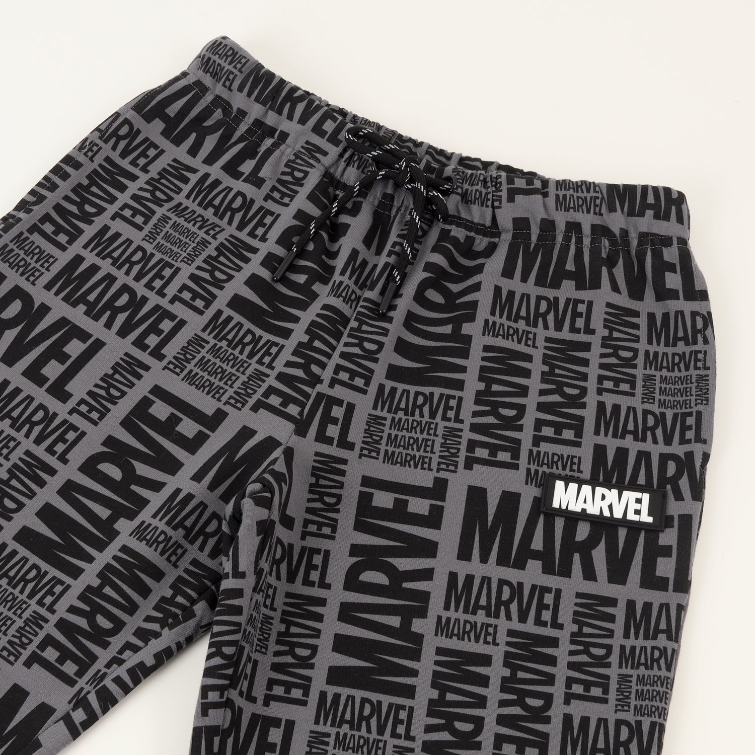 Pantalon De Buzo Niño Spiderman Full Logo Gris Marvel