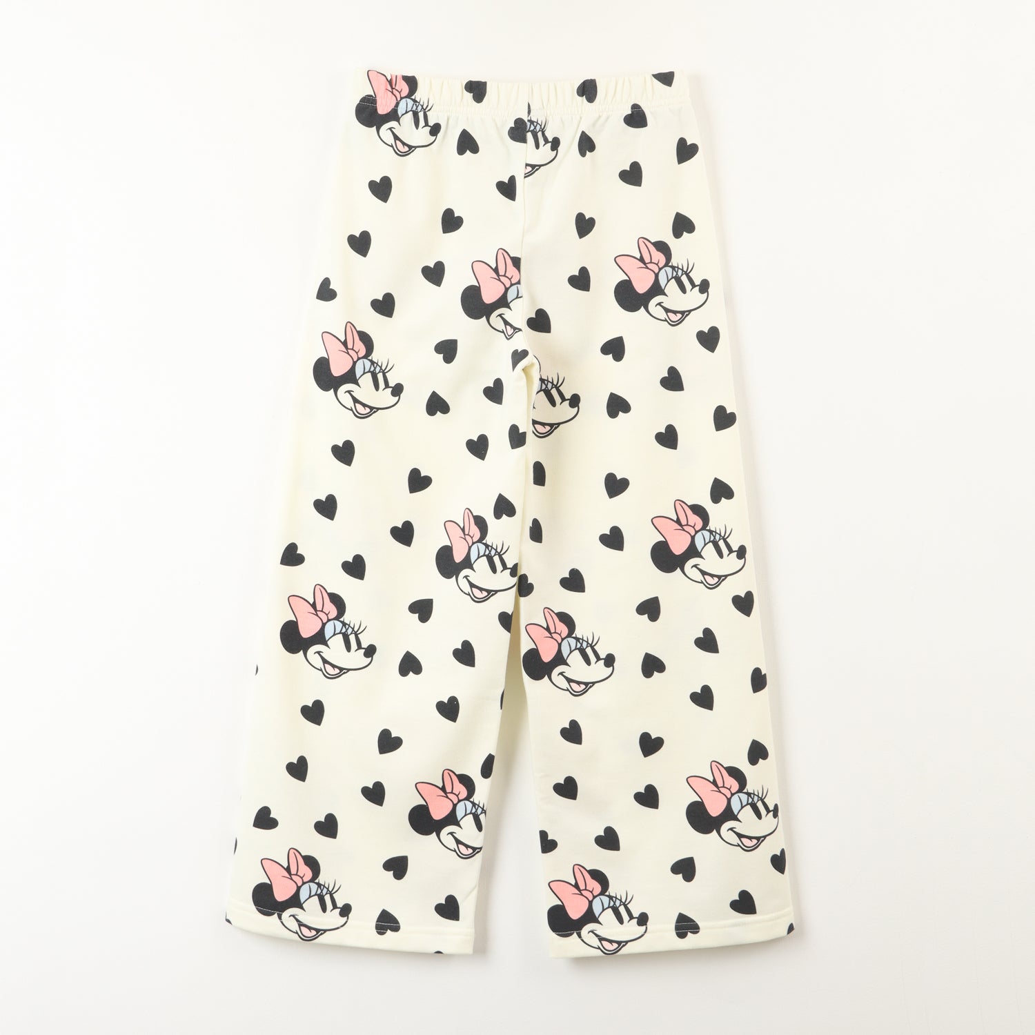Pantalon Palazzo De Buzo Niña Minnie Love Beige Disney