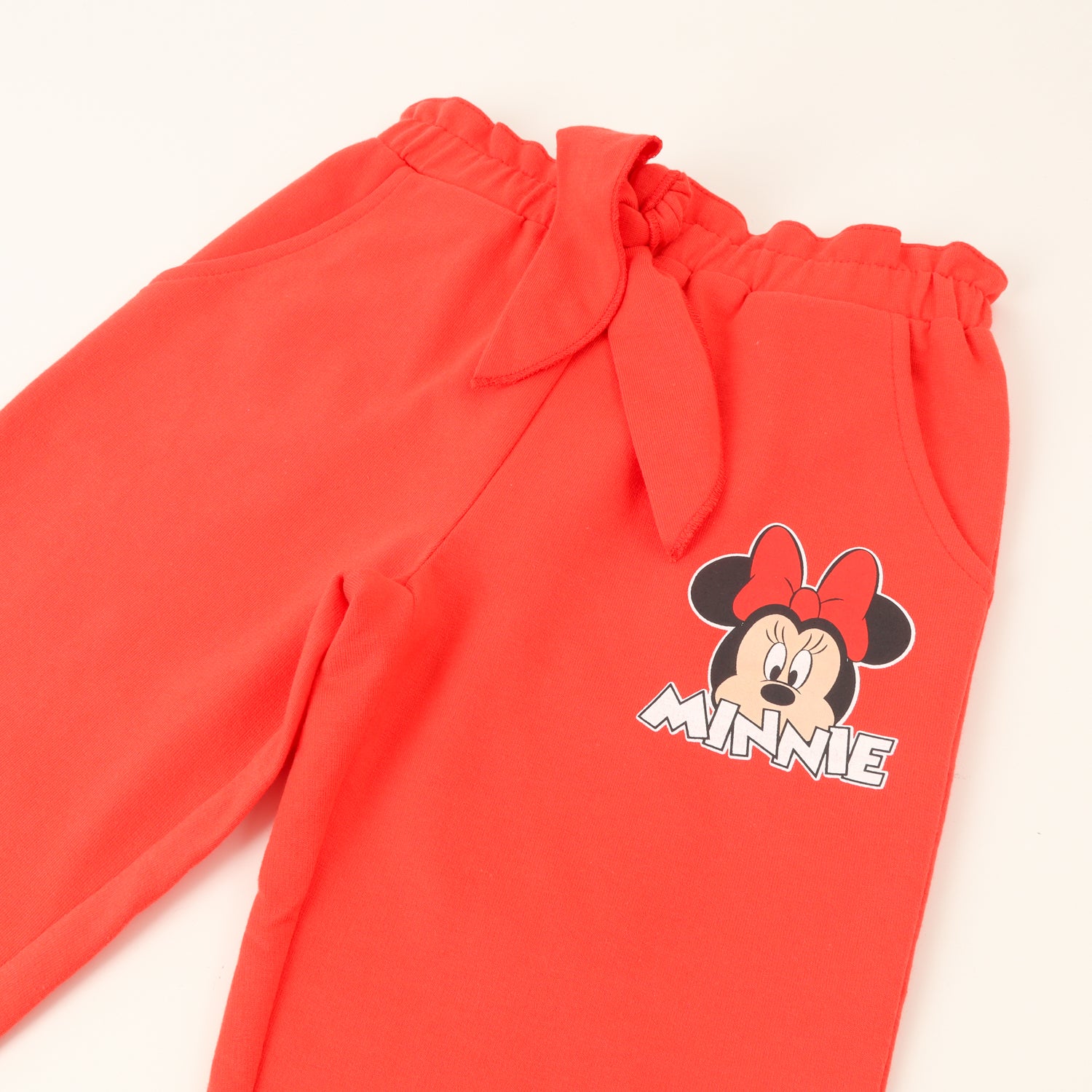 Pantalon De Buzo Niña Minnie Face Rojo Disney