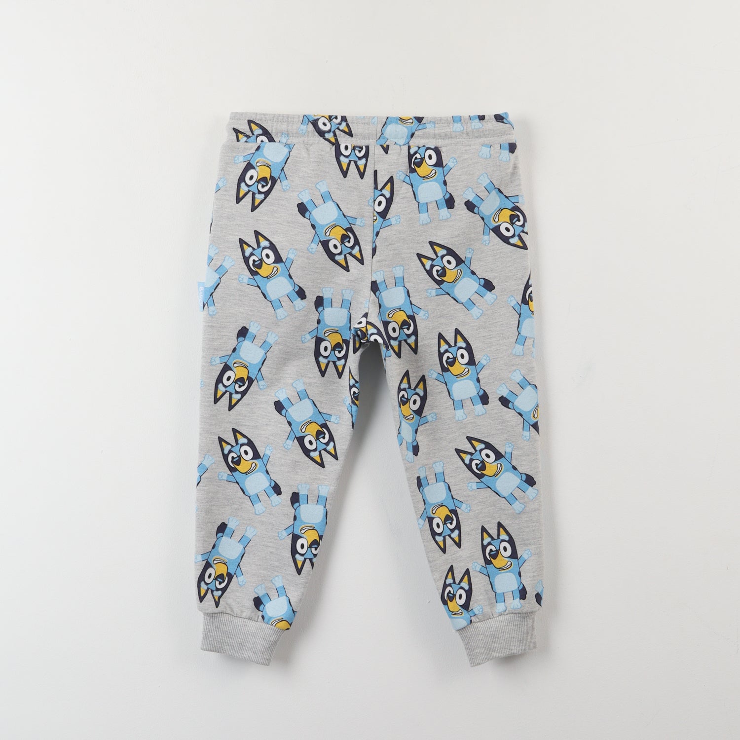 Pantalon De Buzo Niña Siluetas Gris Bluey