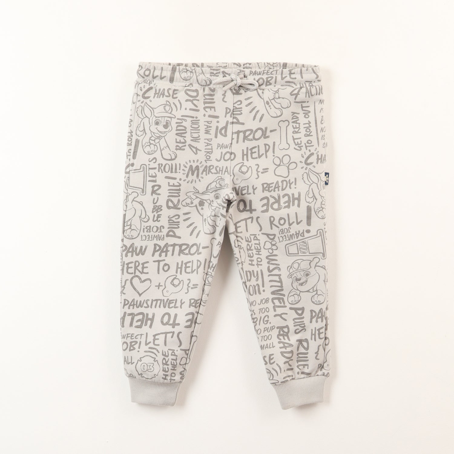 Pantalon De Buzo Niño Rubble Y Marshall Beige Paw Patrol