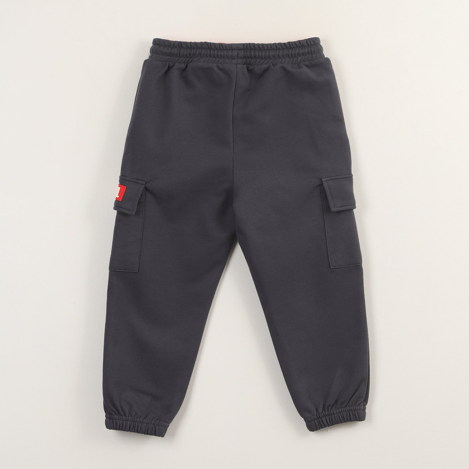 Pantalon Cargo De Buzo Niño Spiderman Web Gris Marvel