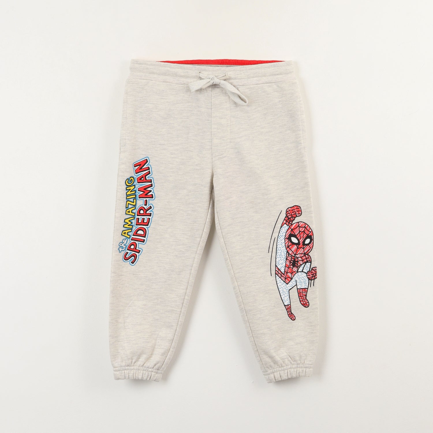 Pantalon De Buzo Niño Spiderman Amazing Gris Marvel