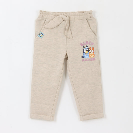 Pantalón de Buzo Niña Lazo Beige Bingo & Bluey - Pantalones Chile | The Brands Club cl