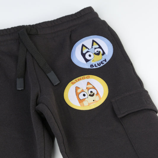 Pantalón de Buzo Niño Cargo Gris Bingo & Bluey - Pantalones Chile | The Brands Club cl