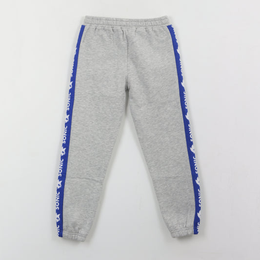 Pantalón de Buzo Niño Banda Lateral Gris Sonic - Pantalones Chile | The Brands Club cl