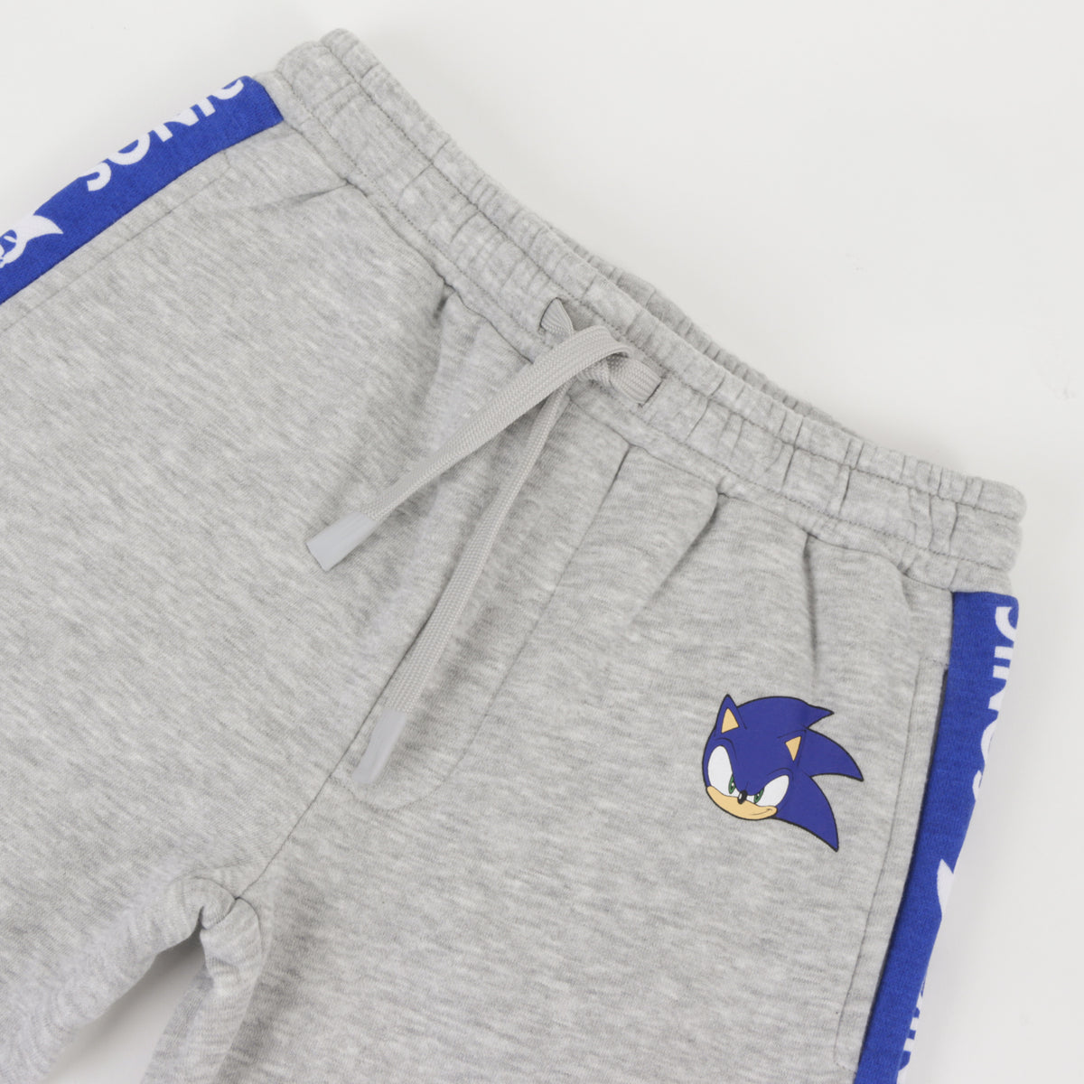 Pantalón de Buzo Niño Banda Lateral Gris Sonic - Pantalones Chile | The Brands Club cl