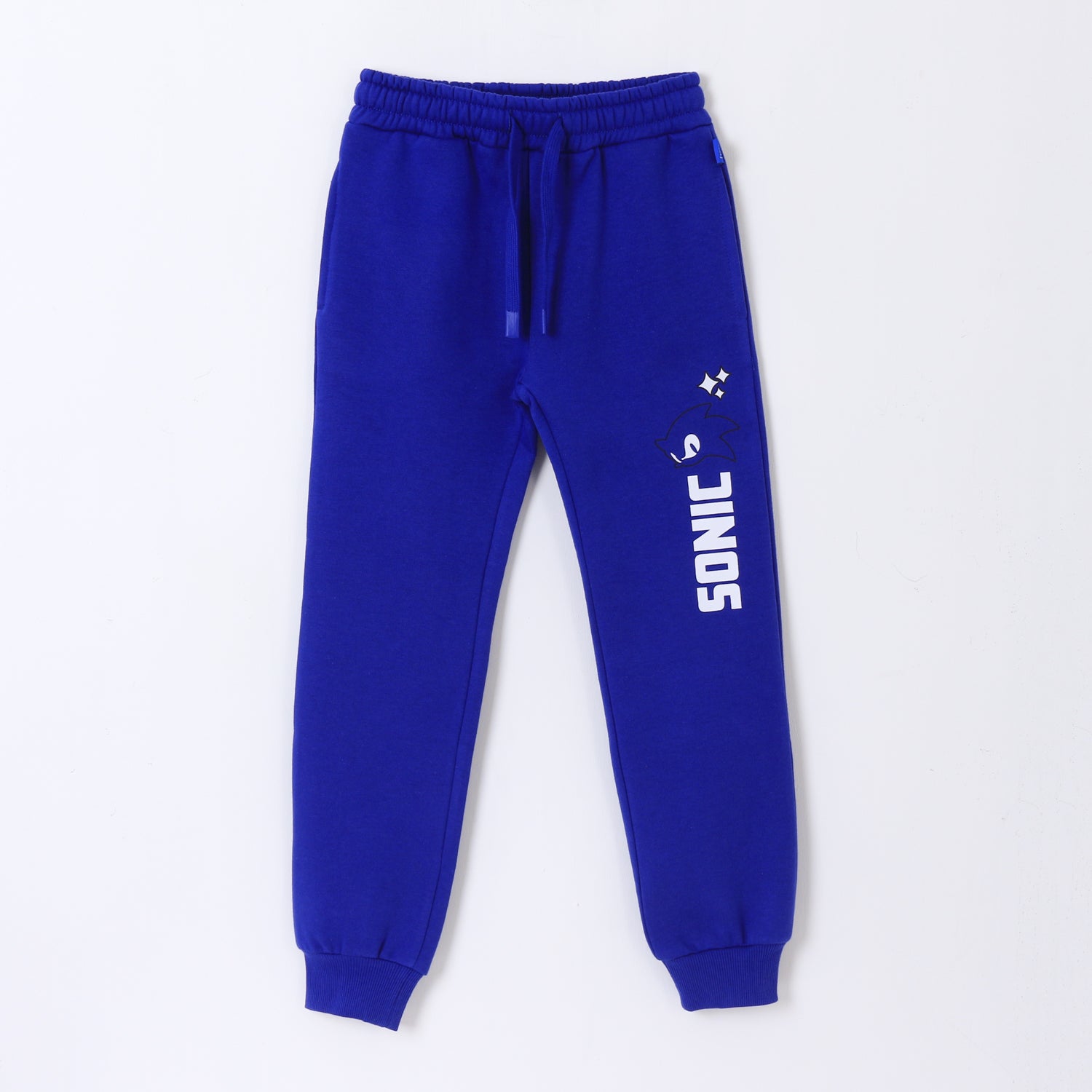 Pantalón de Buzo Niño Jogger Azul Sonic