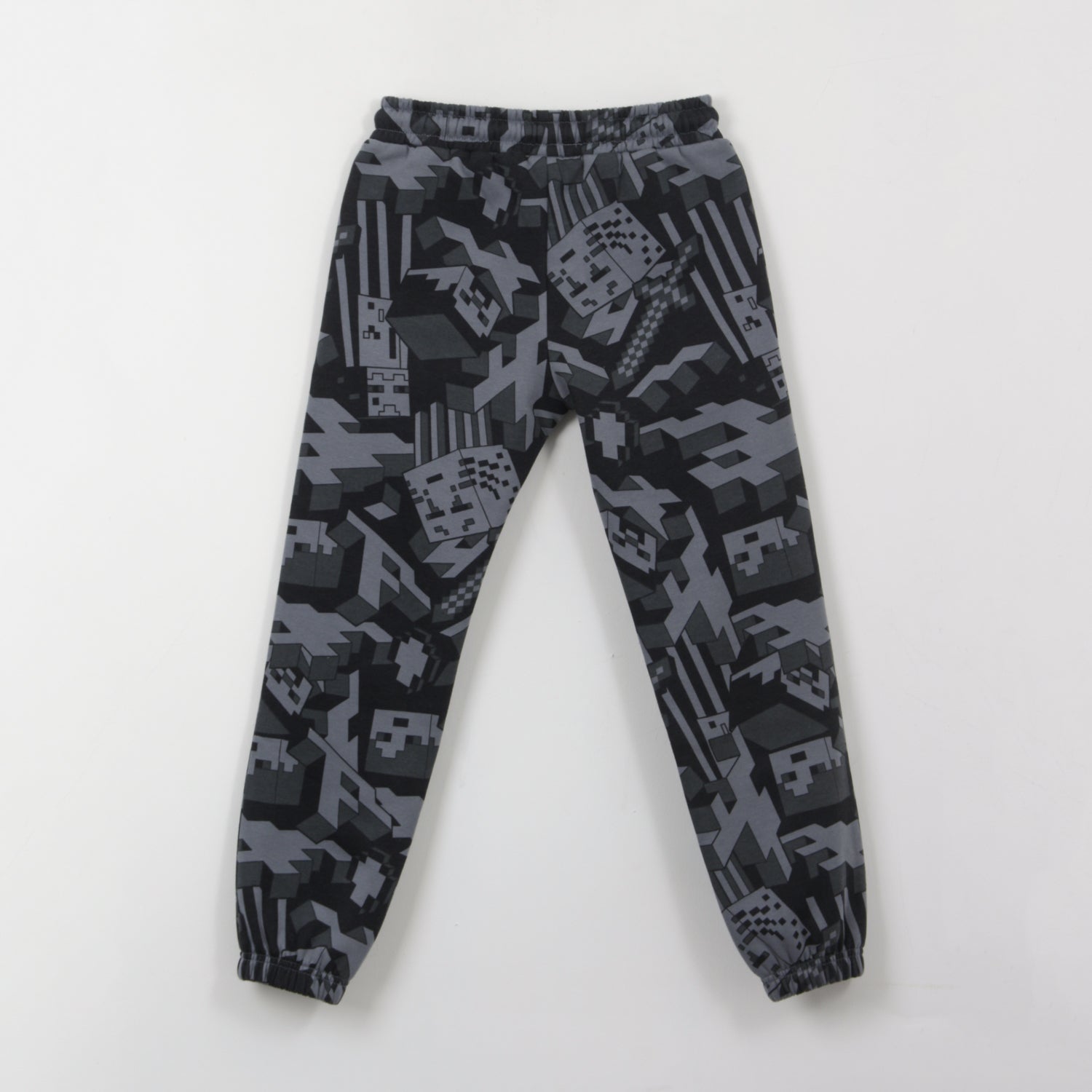 Pantalón de Buzo Niño Full Print Gris Minecraft - Pantalones Chile | The Brands Club cl