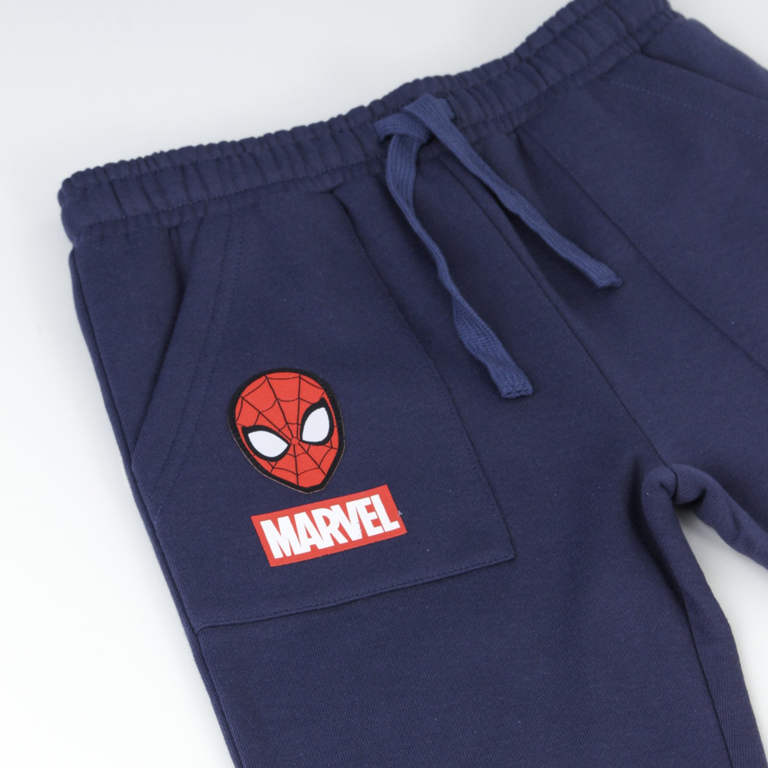 Pantalón de Buzo Escolar Niño Spiderman Azul Marino Marvel
