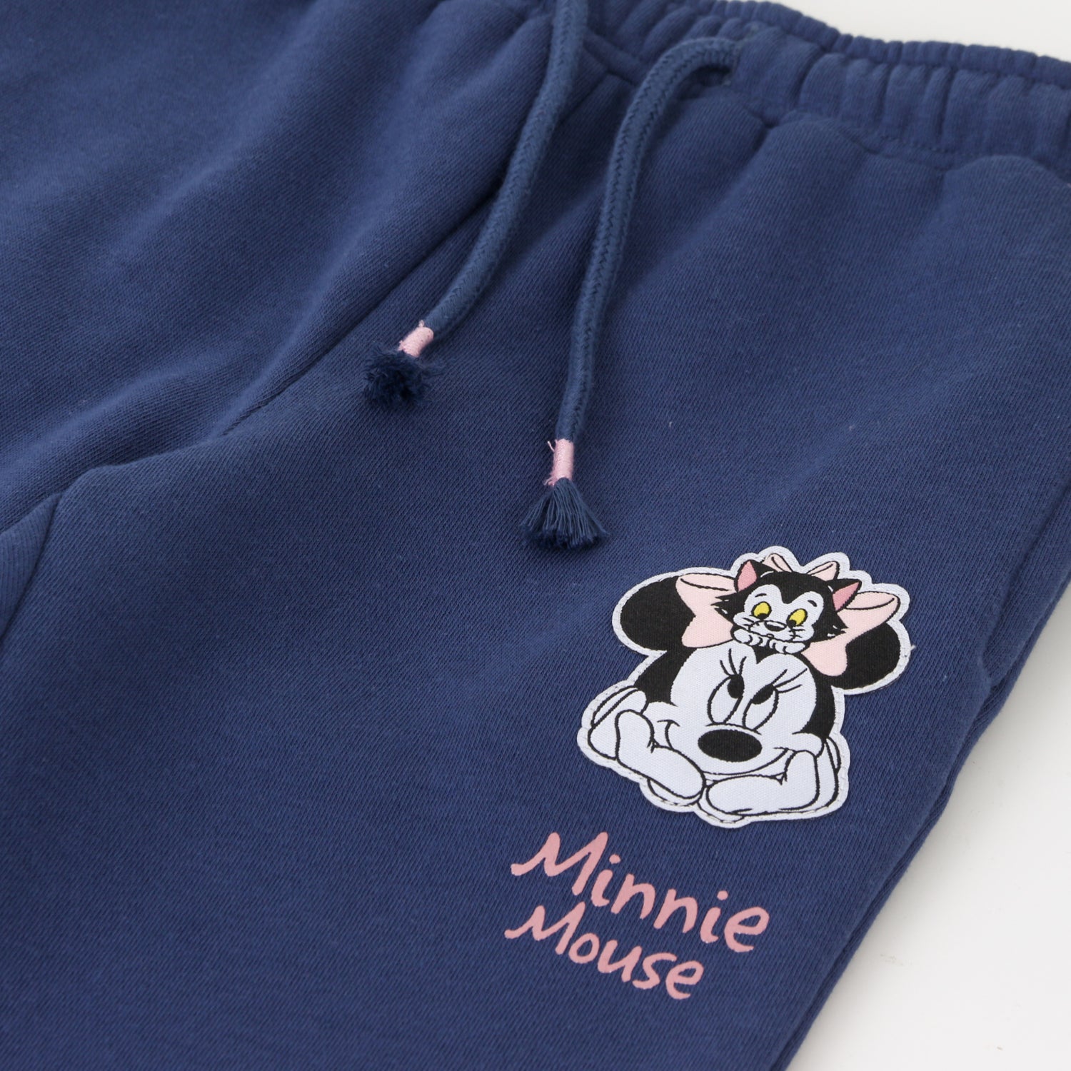 Pantalón de Buzo Niña Logo Minnie Azul Marino Disney - Pantalones Chile | The Brands Club cl
