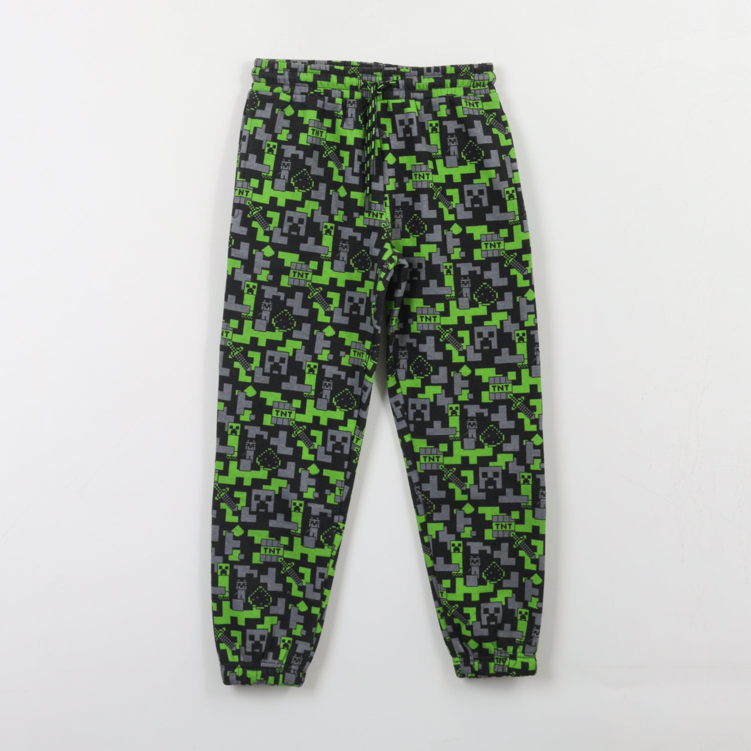 Pantalón de Buzo Niño Full Print Negro Minecraft - Pantalones Chile | The Brands Club cl