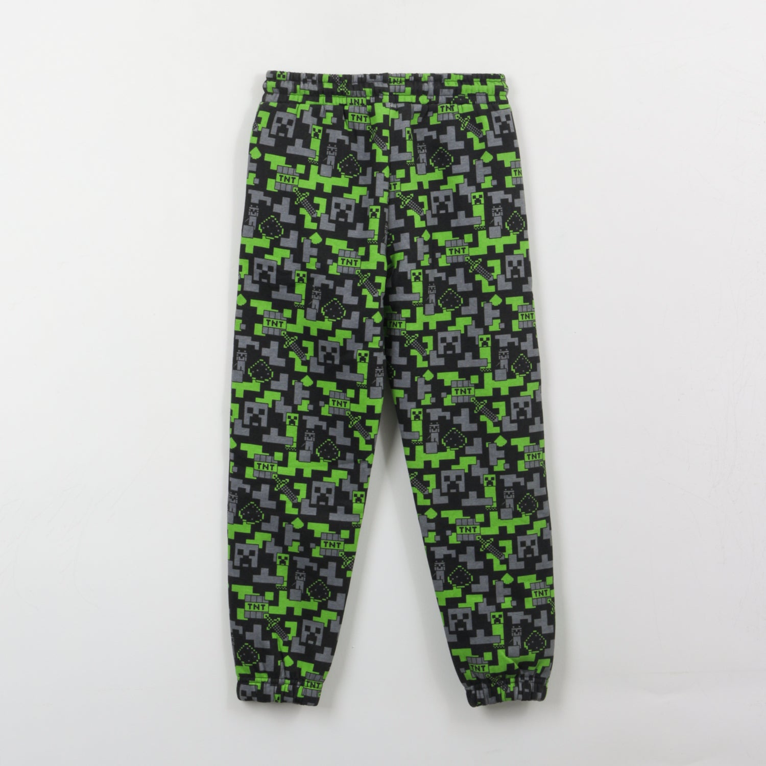 Pantalón de Buzo Niño Full Print Negro Minecraft - Pantalones Chile | The Brands Club cl