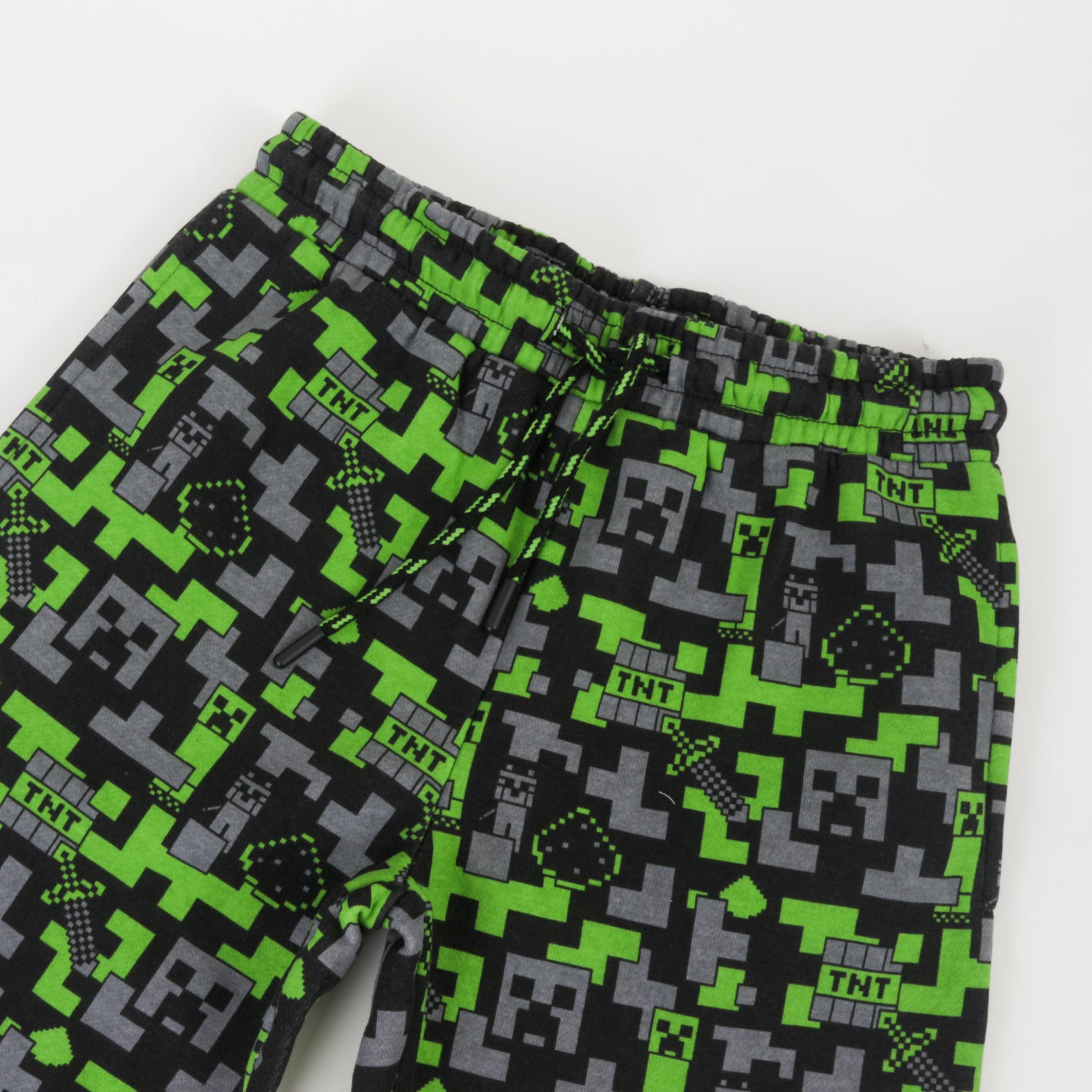 Pantalón de Buzo Niño Full Print Negro Minecraft - Pantalones Chile | The Brands Club cl