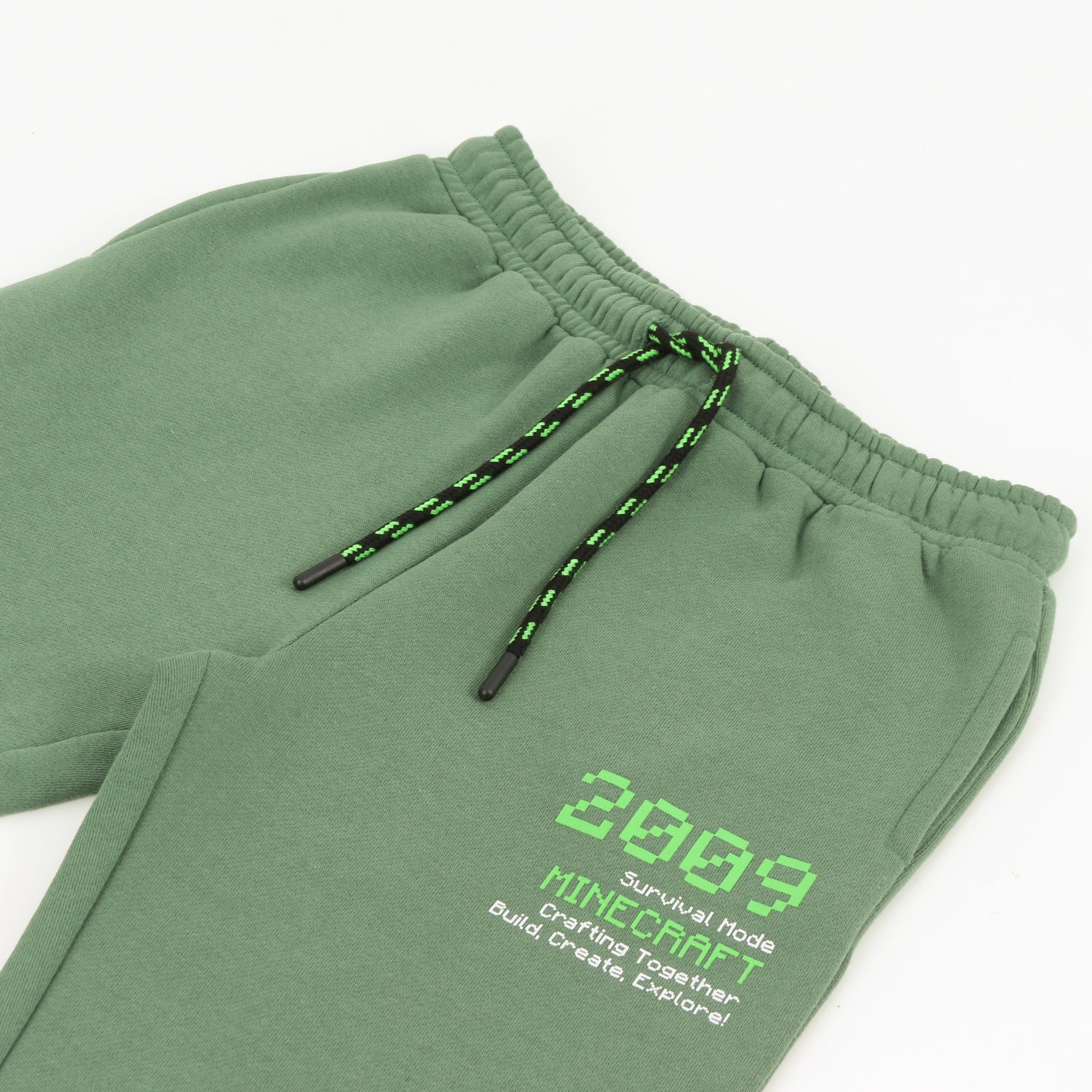 Pantalón de Buzo Niño Cargo Verde Minecraft - Pantalones Chile | The Brands Club cl