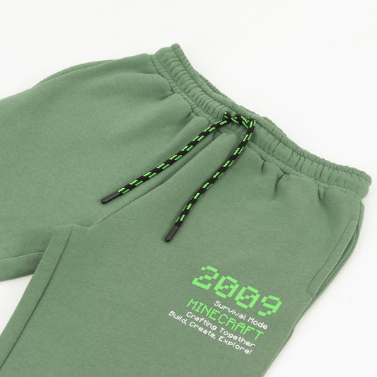 Pantalón de Buzo Niño Cargo Verde Minecraft - Pantalones Chile | The Brands Club cl