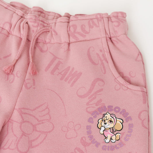 Pantalón de Buzo Niña Palazzo Skye Rosado Paw Patrol - Pantalones Chile | The Brands Club cl