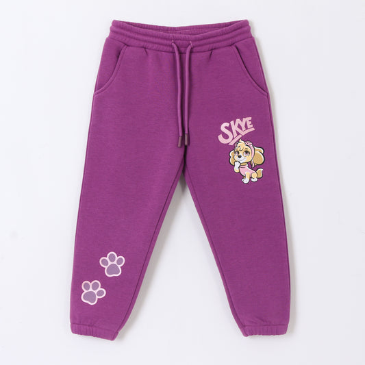 Pantalón de Buzo Niña Skye Morado Paw Patrol - Pantalones Chile | The Brands Club cl