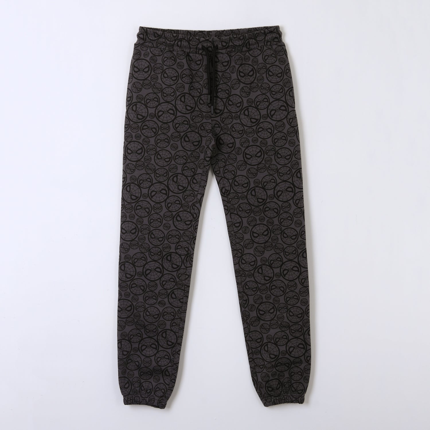 Pantalón de Buzo Niño Full Print Caras Spiderman Gris Marvel - Pantalones Chile | The Brands Club cl