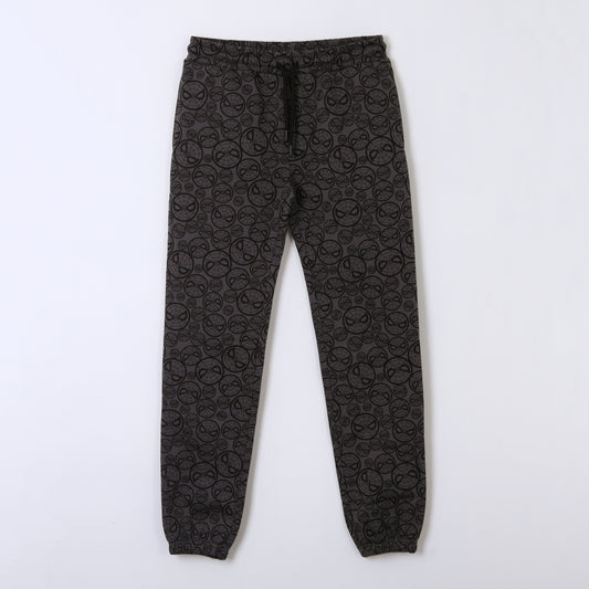 Pantalón de Buzo Niño Full Print Caras Spiderman Gris Marvel - Pantalones Chile | The Brands Club cl