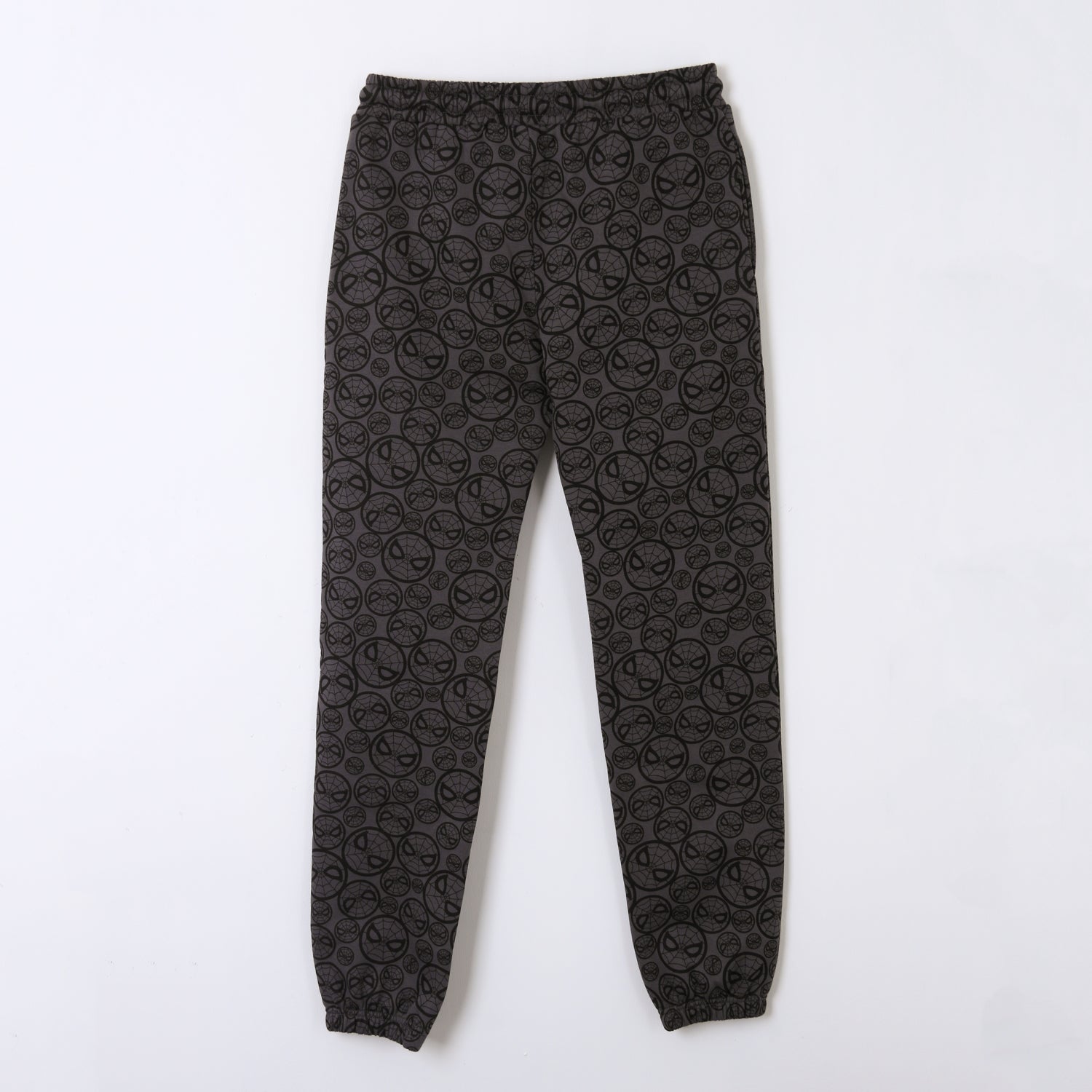 Pantalón de Buzo Niño Full Print Caras Spiderman Gris Marvel - Pantalones Chile | The Brands Club cl