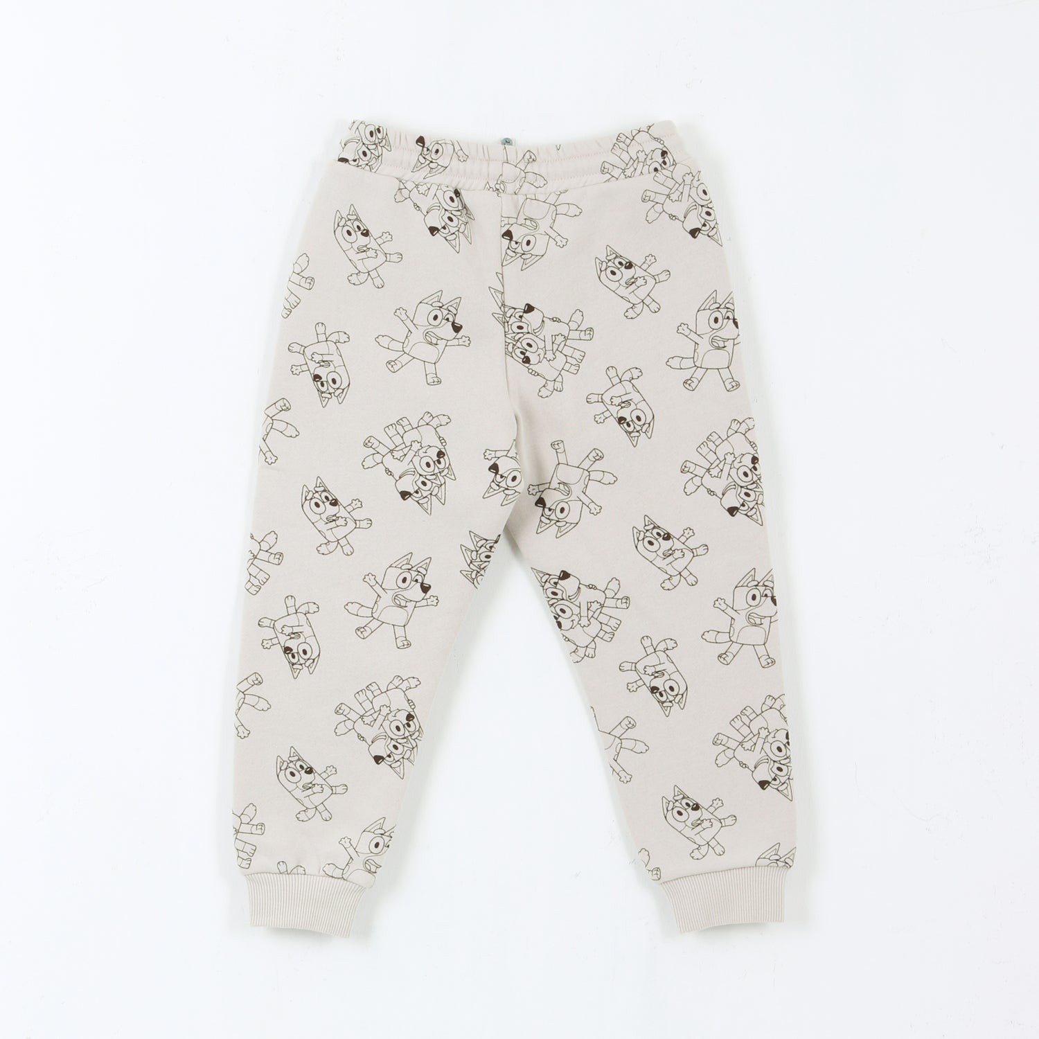 Pantalón de Buzo Niño Full Print Lineal Beige Bluey - Pantalones Chile | The Brands Club cl