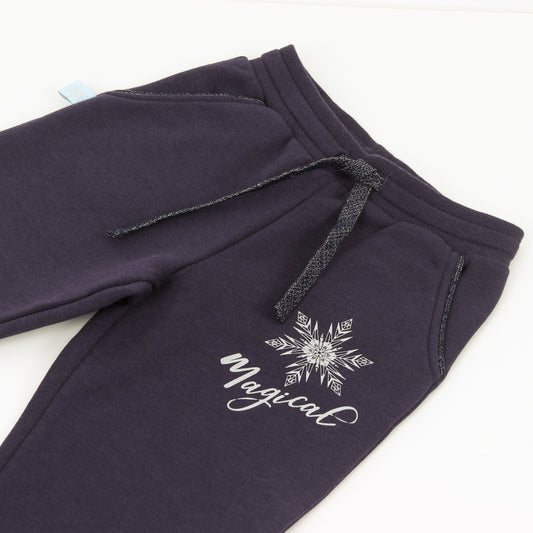 Pantalón de Buzo Niña Frozen Azul Marino Disney - Pantalones Chile | The Brands Club cl
