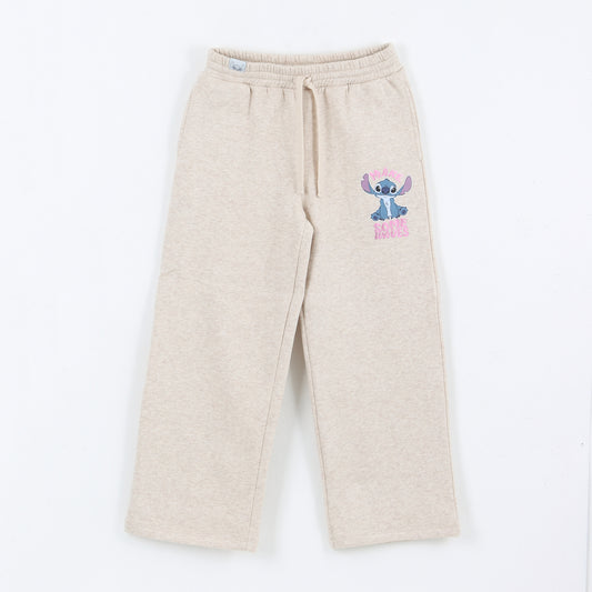 Pantalón de Buzo Niña Flare Lilo & Stitch Rosado Disney - Pantalones Chile | The Brands Club cl