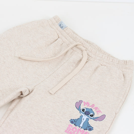 Pantalón de Buzo Niña Flare Lilo & Stitch Rosado Disney - Pantalones Chile | The Brands Club cl