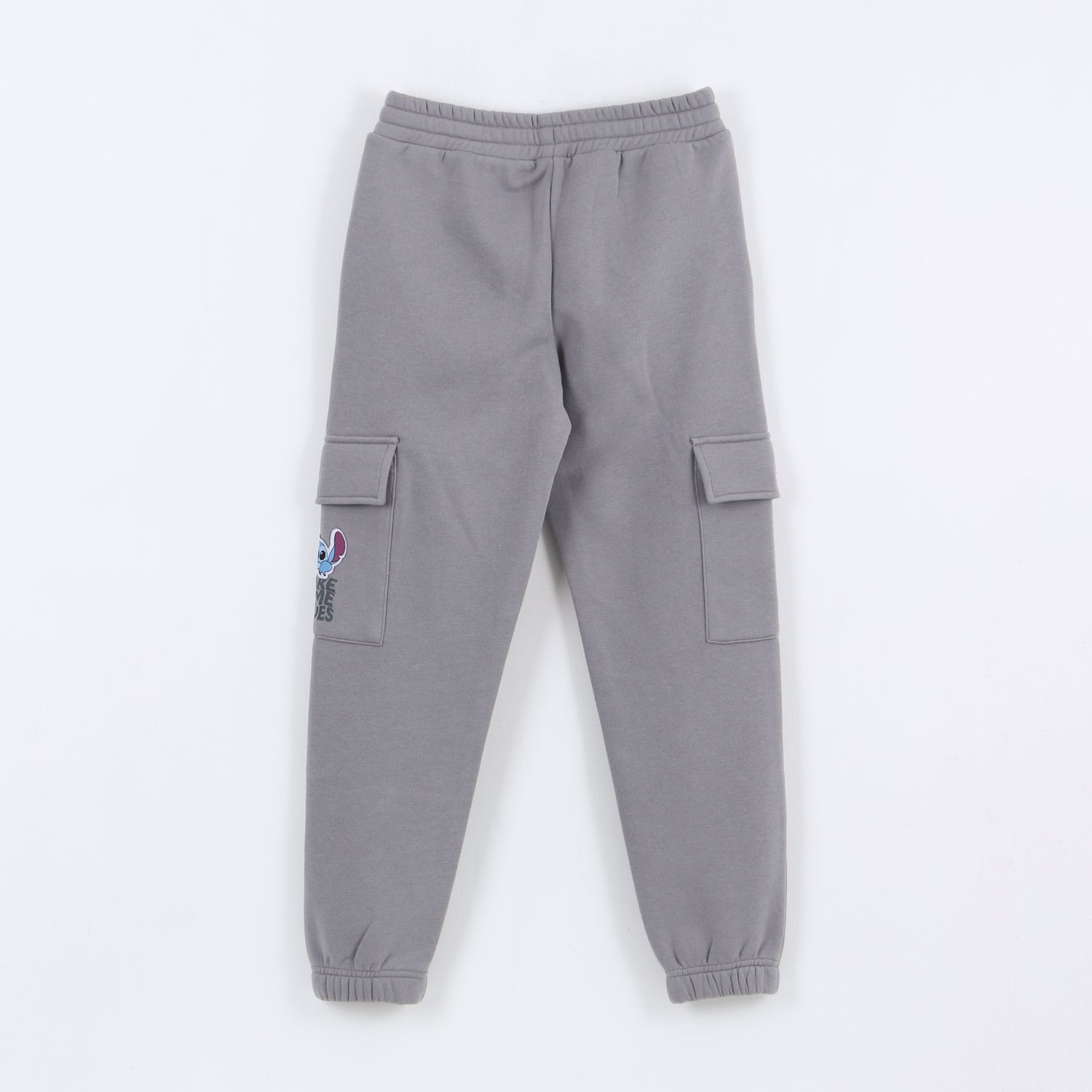 Pantalón de Buzo Niña Cargo Lilo & Stitch Gris Disney - Pantalones Chile | The Brands Club cl