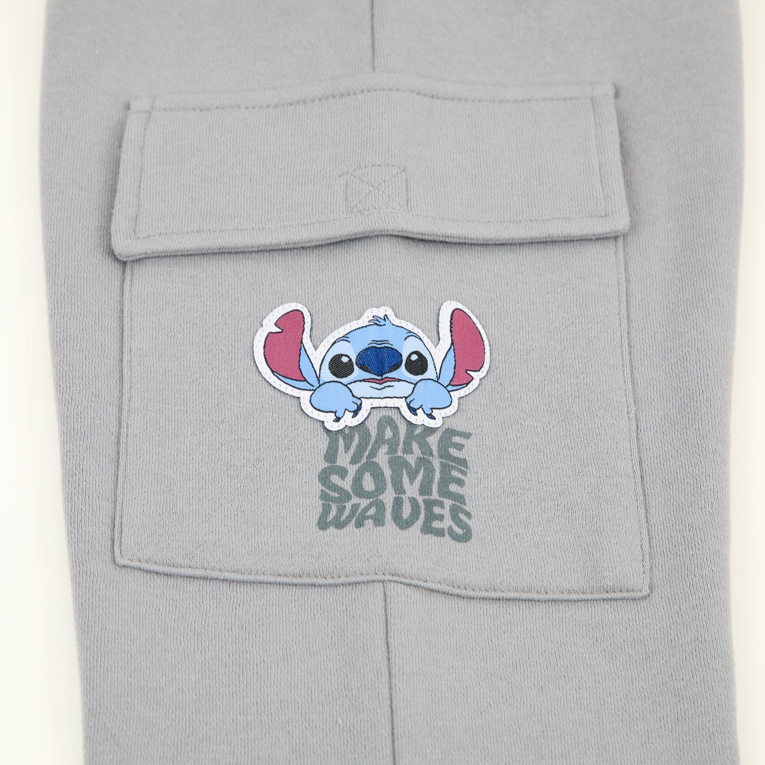 Pantalón de Buzo Niña Cargo Lilo & Stitch Gris Disney - Pantalones Chile | The Brands Club cl