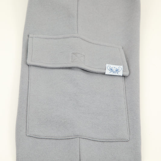 Pantalón de Buzo Niña Cargo Lilo & Stitch Gris Disney - Pantalones Chile | The Brands Club cl