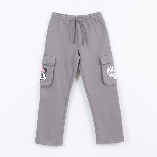 Pantalón de Buzo Niña Cargo Minnie Gris Disney - Pantalones Chile | The Brands Club cl