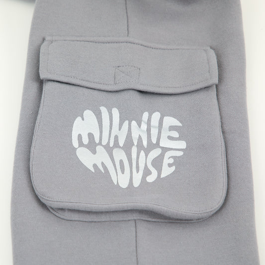 Pantalón de Buzo Niña Cargo Minnie Gris Disney - Pantalones Chile | The Brands Club cl