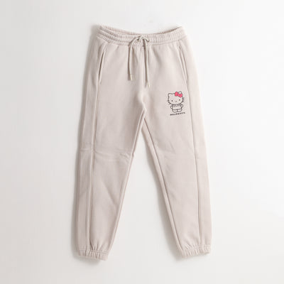 Pantalón de Buzo Niña Logo Beige Hello Kitty