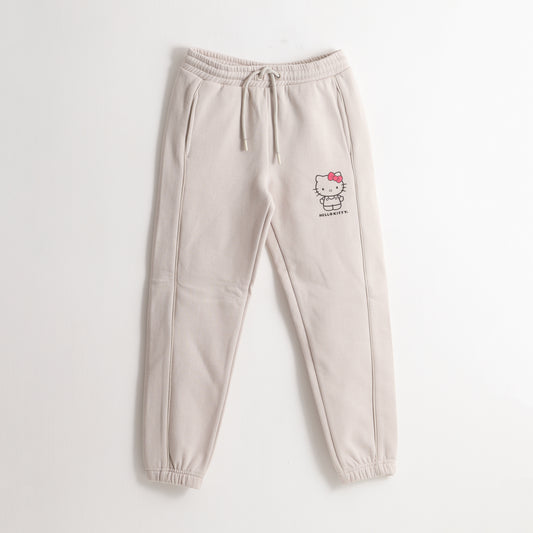 Pantalón de Buzo Niña Logo Beige Hello Kitty - Pantalones Chile | The Brands Club cl
