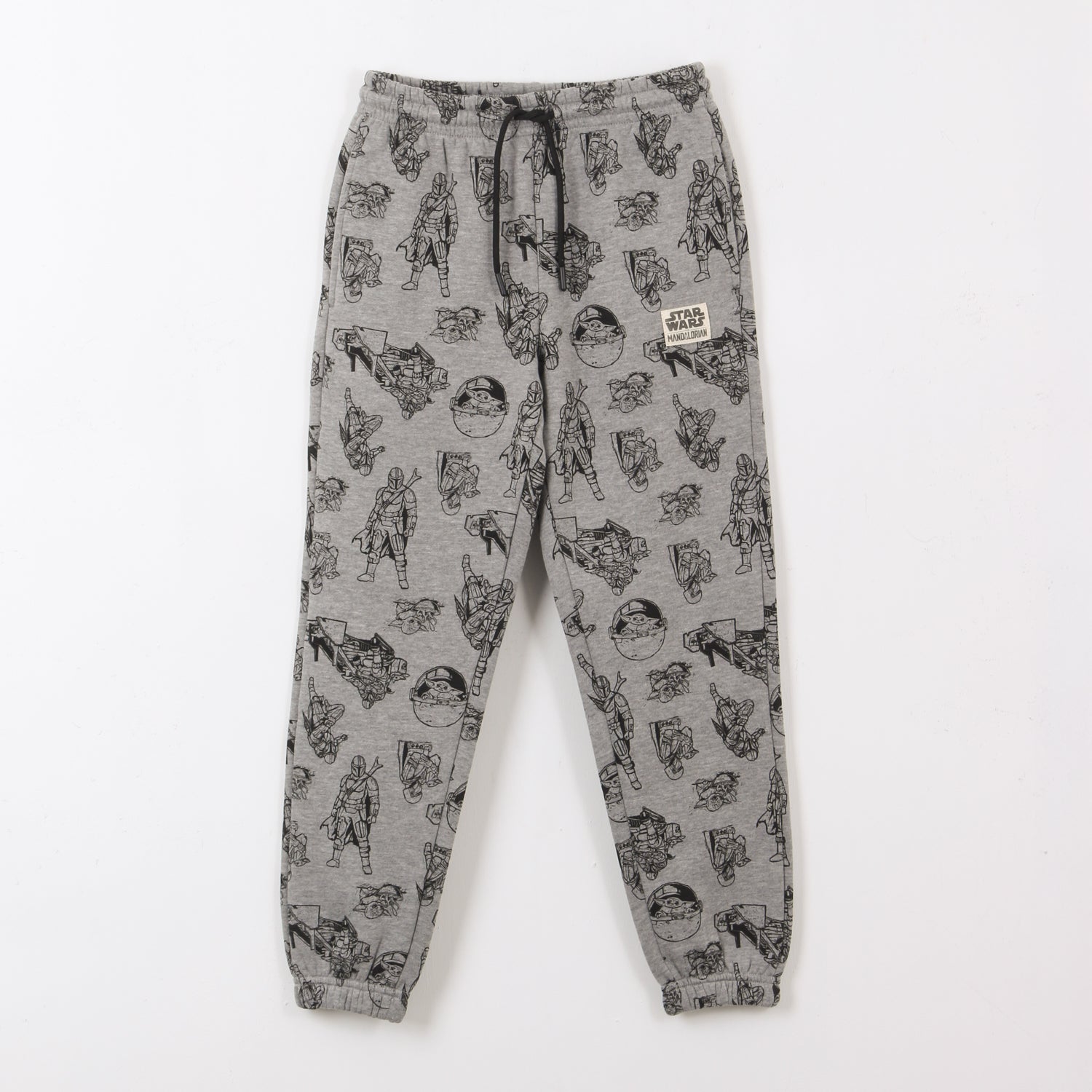 Pantalón de Buzo Full Print The Mandalorian Gris Star Wars - Pantalones Chile | The Brands Club cl