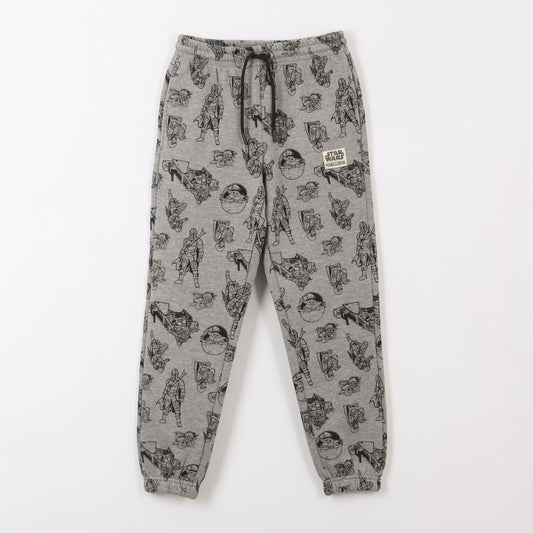 Pantalón de Buzo Full Print The Mandalorian Gris Star Wars - Pantalones Chile | The Brands Club cl
